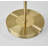 71'' Antique Brass Torchiere Floor Lamp
