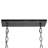 Maestri 4 - Light Dimmable Matte Black Kitchen Island Pendant