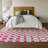 Premium Machine Washable Prisco Blush Rug-1327916208