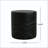 Cylinder MGO Side Table with Black Marble Finish