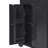 Bathroom Storage Cabinet with Tempered Glass Doors, Adjustable Shelves and Drawer-2127098418