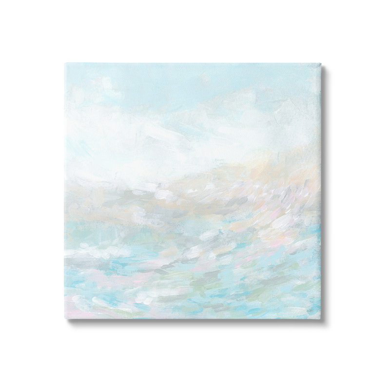 «Nautical Abstract Seascape» par June Erica Vess sur toile, H 30 po x l 30 po