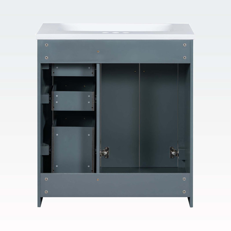 Rangement pour salle de bain F Commenti, Bleu marine