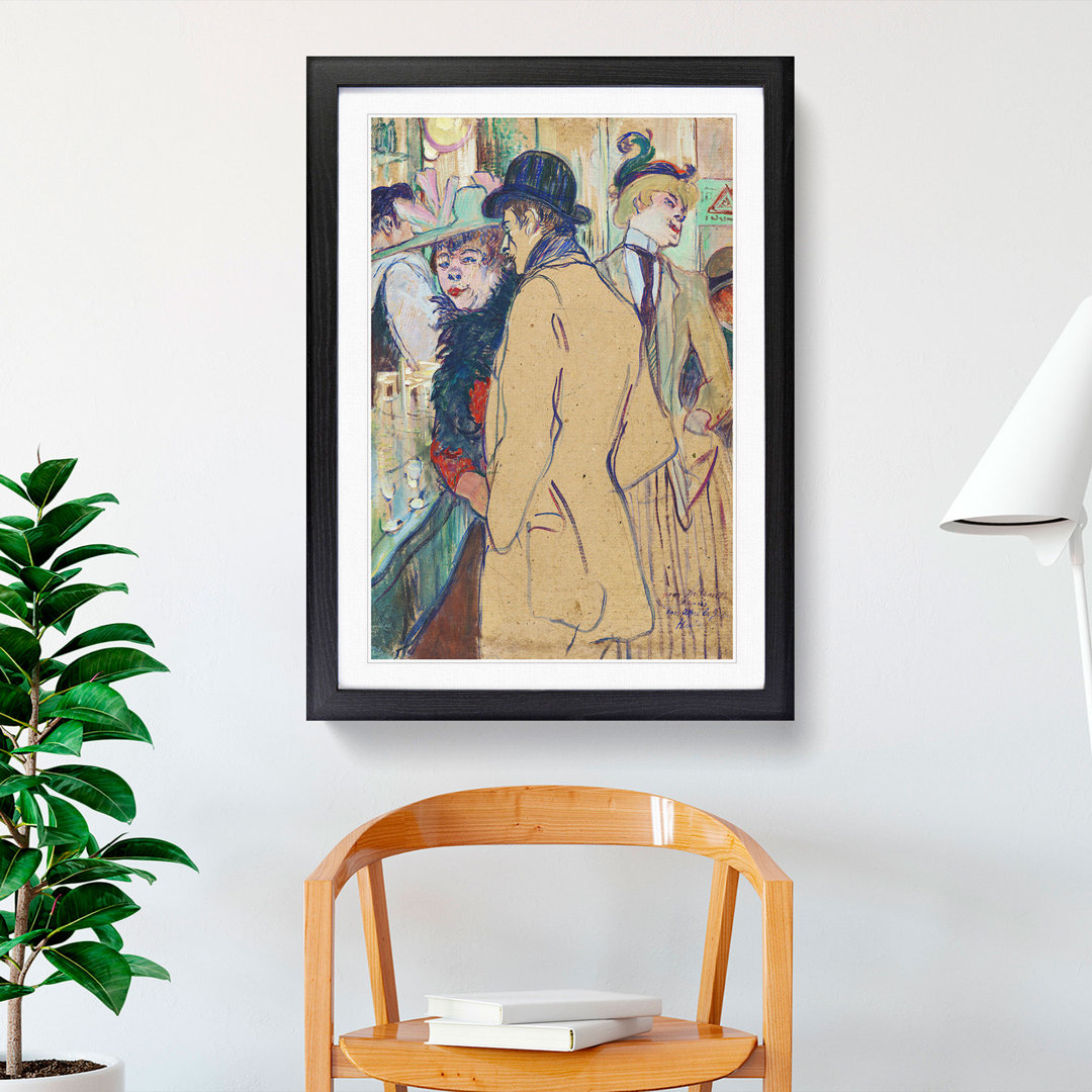 Alfred la Guigne by Henri de Toulouse-Lautrec - Picture Frame Painting