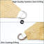 Toile d'ombrage triangulaire Royal Shade avec quincaillerie-1472333446-1472333455