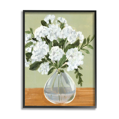 Bouquet de fleurs d'hortensia blanc
