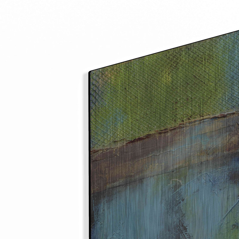 Red Barrel Studio® «Fisher Island I» par Erin Ashley, art mural en métal, H 36 po x l 12 po