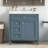30'' Bathroom Vanity with Top Sink, Modern Bathroom Storage Cabinet with 2 Drawers and a Tip-out Drawer, Single Sink Bathroom Vanity-109013934