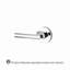 Tube Single Dummy Door Lever with Contemporary Round Rosette-35518097-22058986