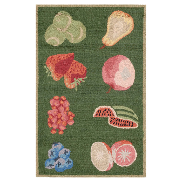 Demitro Hand Hooked Wool Rug