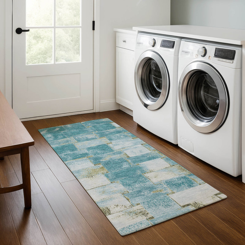 Premium Machine Washable Mouton Stripes Rug, Runner 2'3" x 7'6"