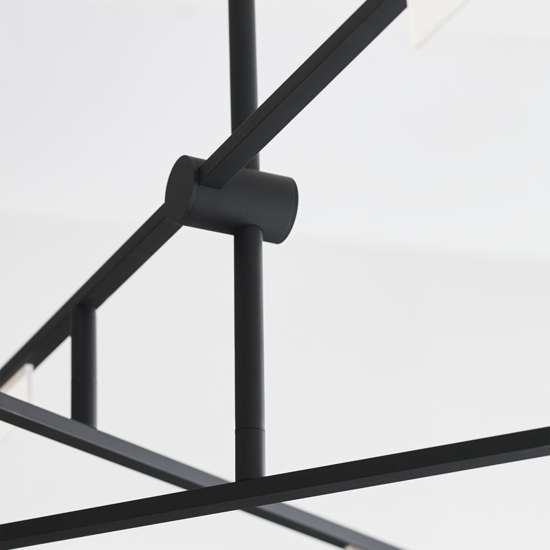 Klee 6 - Light LED Chandelier, Black
