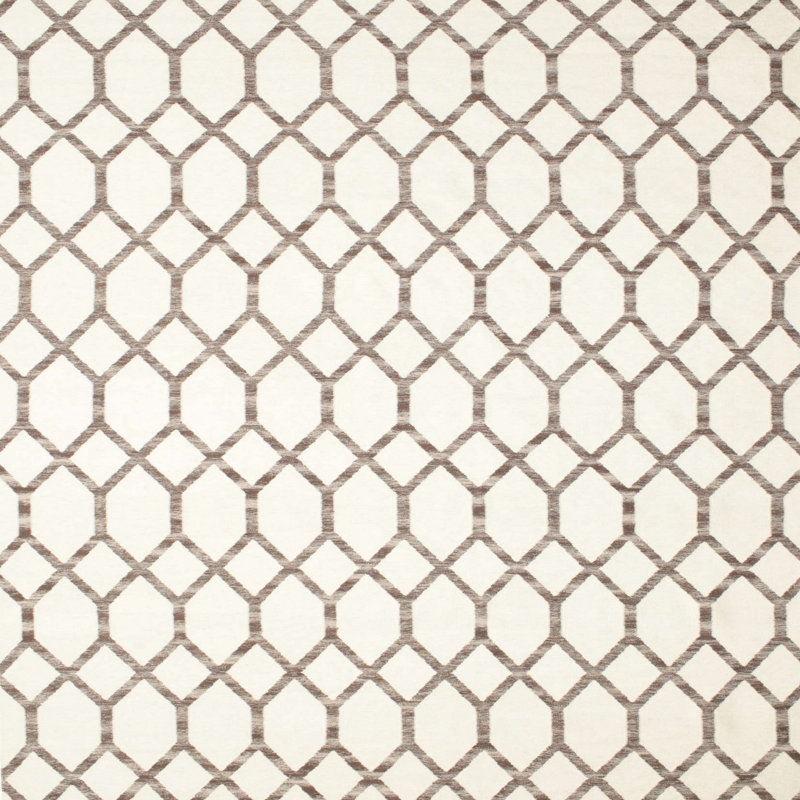 Tapis contemporain gris, Carré 4 pi