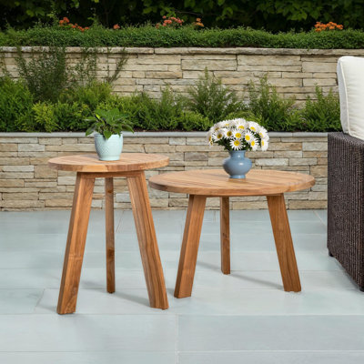 Oak Park Solid Wood Nesting Tables