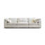 Coussin modulaire blanc en polyester-1815200867