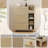 Shoe Organizer with Mulit Storage Space and Hooks for Hallway-105504001