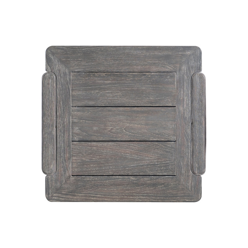 Outdoor Square Teak Side Table