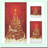 Winter Wonderland Snowflake Towels - Soft, Absorbent, Festive Bathroom Set of 3 - Red Holiday Decor for Bath, Hand, and Guest Towels