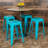 Irtaza Counter Stool with Metal Frame-419102790