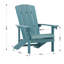 Chaise Adirondack d'extérieur en plastique-2030234424