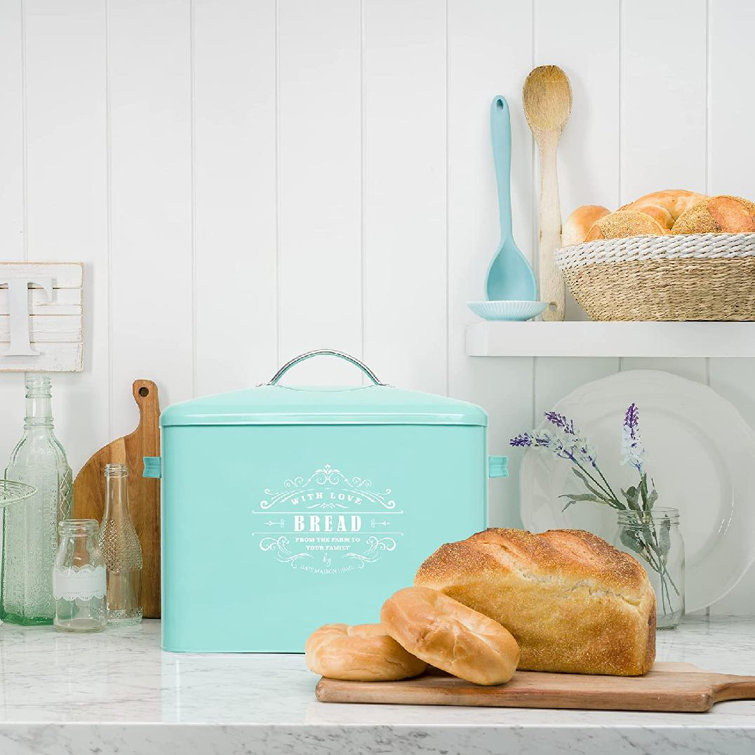 https://assets.wfcdn.com/im/36065655/resize-h755-w755%5Ecompr-r85/2138/213864013/Logi+Extra+Large+Teal+Farmhouse+Bread+Box+For+Kitchen+Countertop+-+Breadbox+Holder+Fits+2%2B+Loaves+-+Bread+Storage+Container+Bin+-+Rustic+Bread+Keeper+Vintage+Metal+Kitchen+Decor+For+Counter.jpg