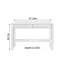 Simple Light Brown Household 2-drawer Writing Desk-1454919899