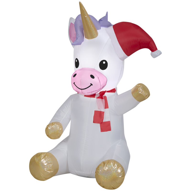 Christmas Inflatable Unicorn