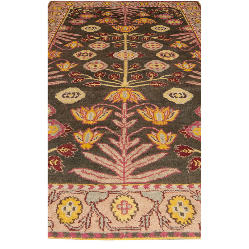 Antique One-of-a-Kind Rectangle 4'2" X 6'10" Area Rug