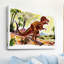 Angry Tyrannosaur - Graphic Art on Canvas