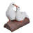 Doves on a Log Figurine