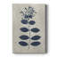 Fleurs pressées bleu marine - Cavas enveloppés de galerie-108844271