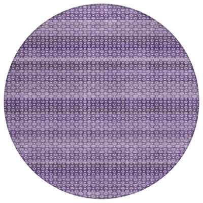 Tapis lavable à rayures 8 po