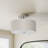 Flaire Fabric Semi Flush Mount-535900990-535900991