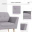Fauteuil capitonné large de 28,3 po Kwentin