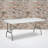 8-Foot Bi-Fold Plastic Banquet and Event Folding Table with Carrying Handle-14712069