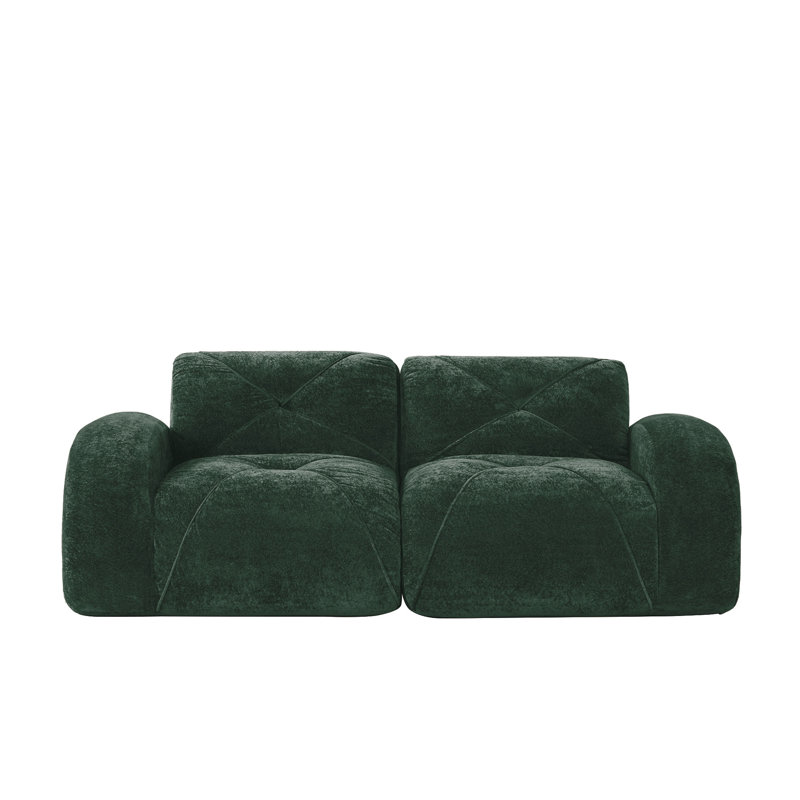 Canapé 80 po, 2, Vert