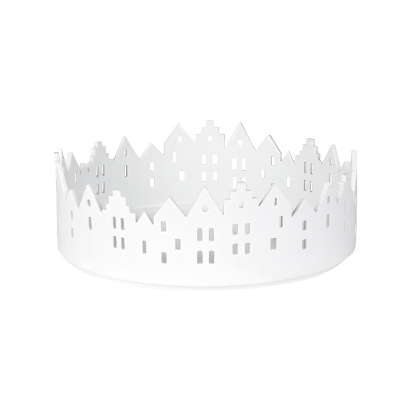 City Light Cityscape Candle Holder - Downtown - 7.9" D