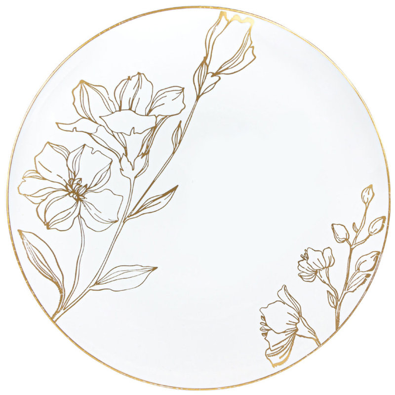 Floral 10" Dinner Plate