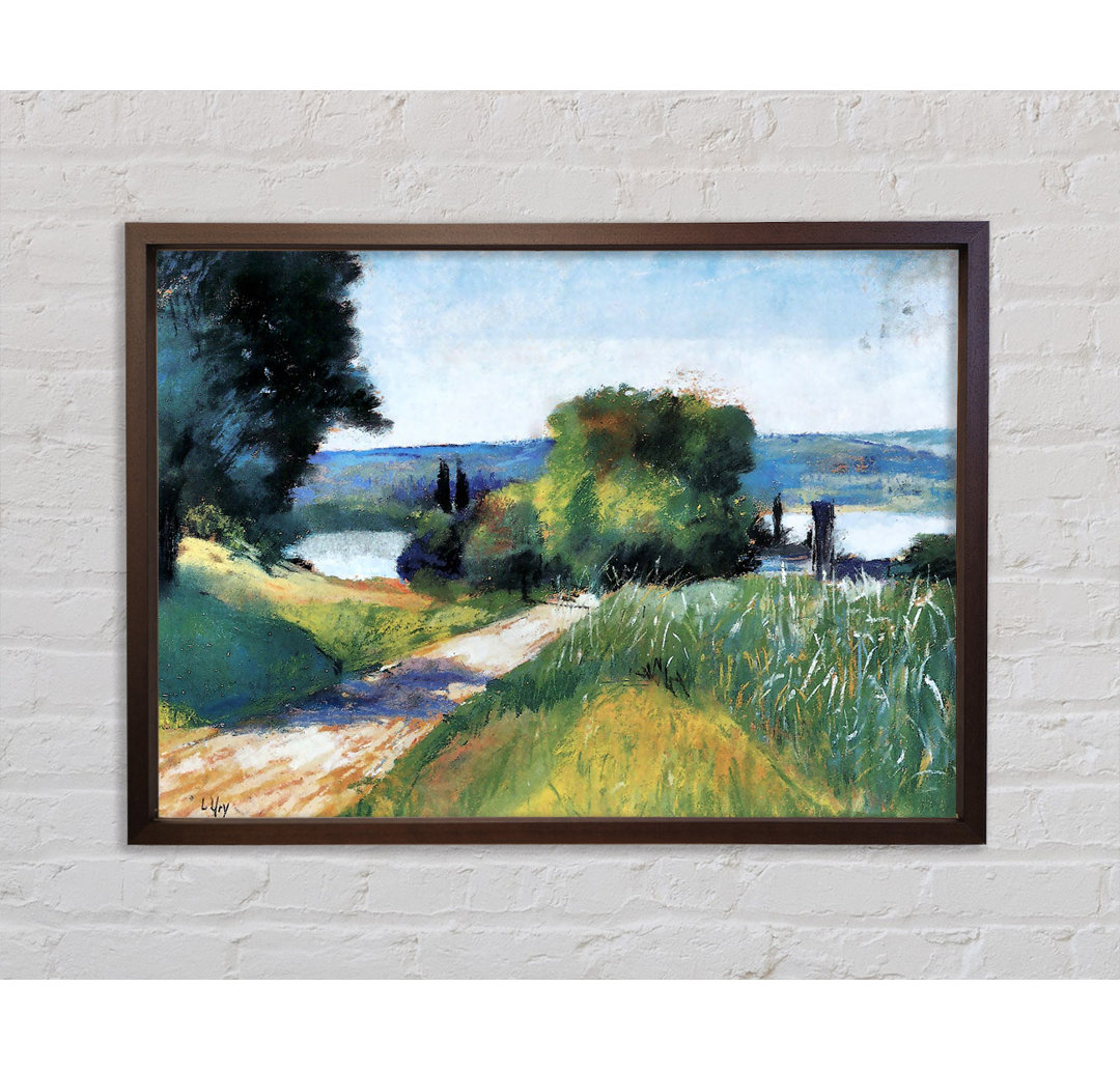 Lesser Ury Meer und Landschaft Gerahmter Druck