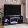 Vaske TV Stand for TVs up to 70" with Fireplace Included