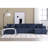 Boneless Modern Modular Oversized U-Shaped Sectional Sofa With 8 Pillows-865453913
