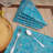 Novica Handmade Turquoise Vibes Cotton Batik Napkins (Set Of 6)