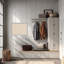  Tableau d'affichage encadré en tissu, lin naturel par Creative Bunch Studio-1645416333
