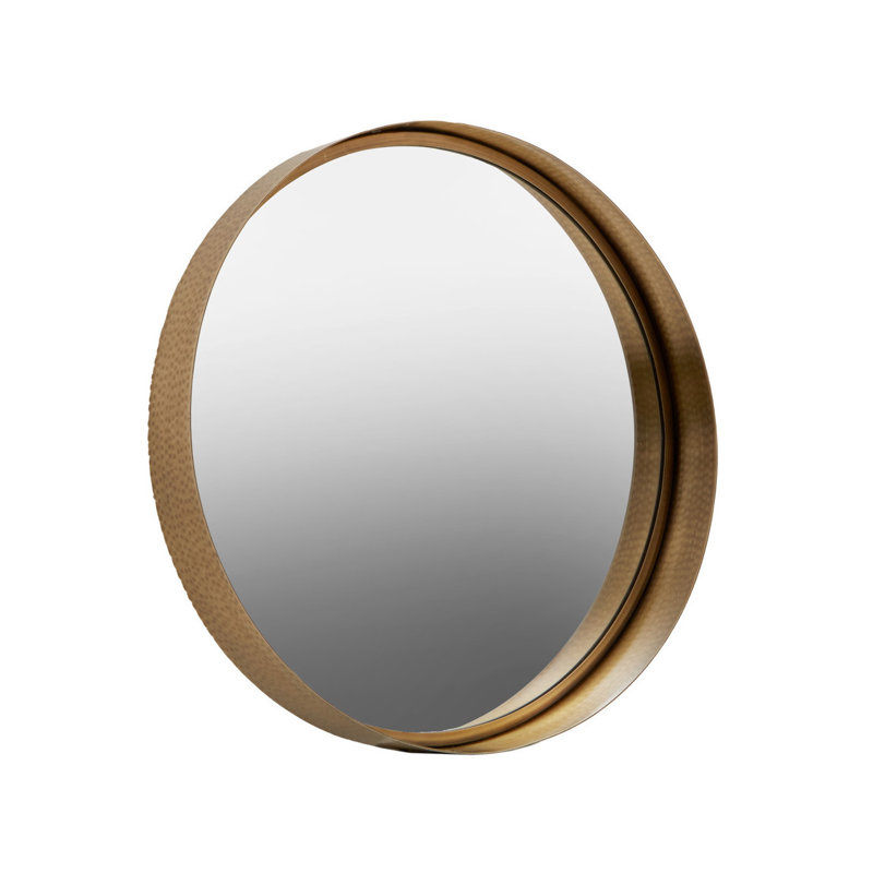 Rarden Metal Flat Wall Mirror, 116.84 cm H x 116.84 cm W