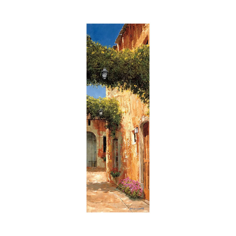 Secret Alley by Gilles Archambault - Wrapped Canvas Panoramic Print, 121.92 cm H x 40.64 cm W x 1.91 cm D
