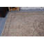 Tapis de luxe brun, tapis marocains, tapis rétro, grands tapis de 6,6 x 6,3 pi, tapis turc