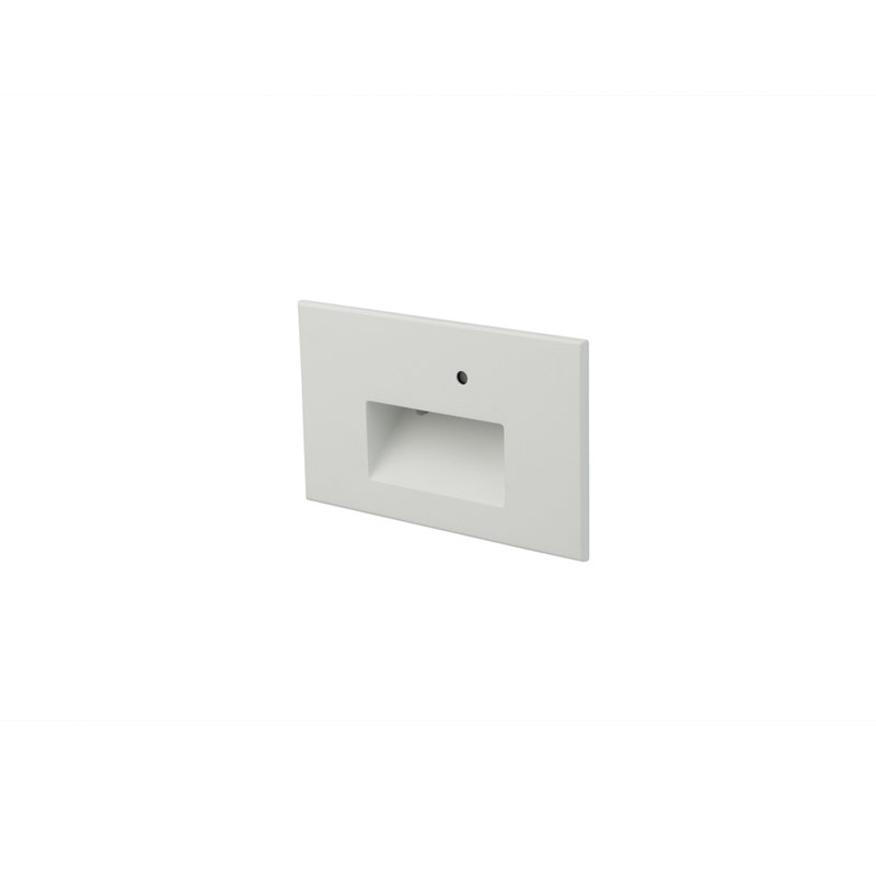 White Dimmable LED Aluminum Step Light with Photocell