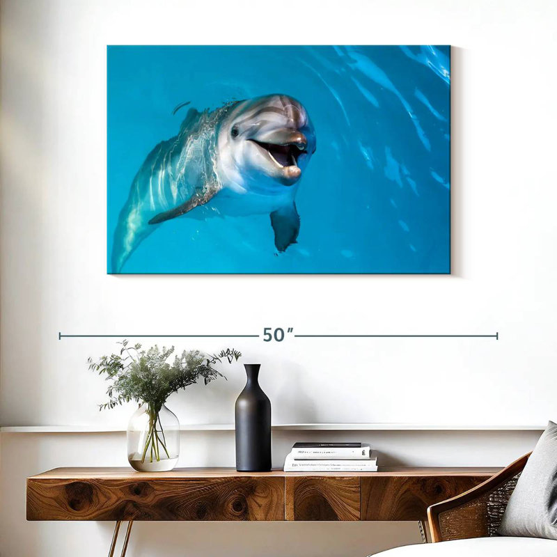 Brampt Dolphin's Smile, 26" H x 39" W