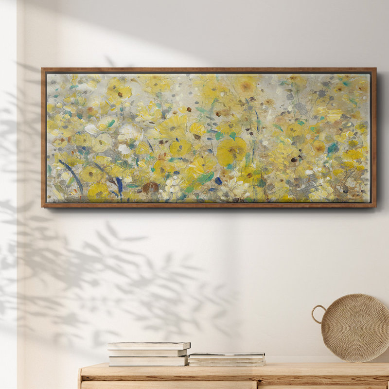 «Cheerful Garden I», toile encadrée, H 20 po x l 50 po