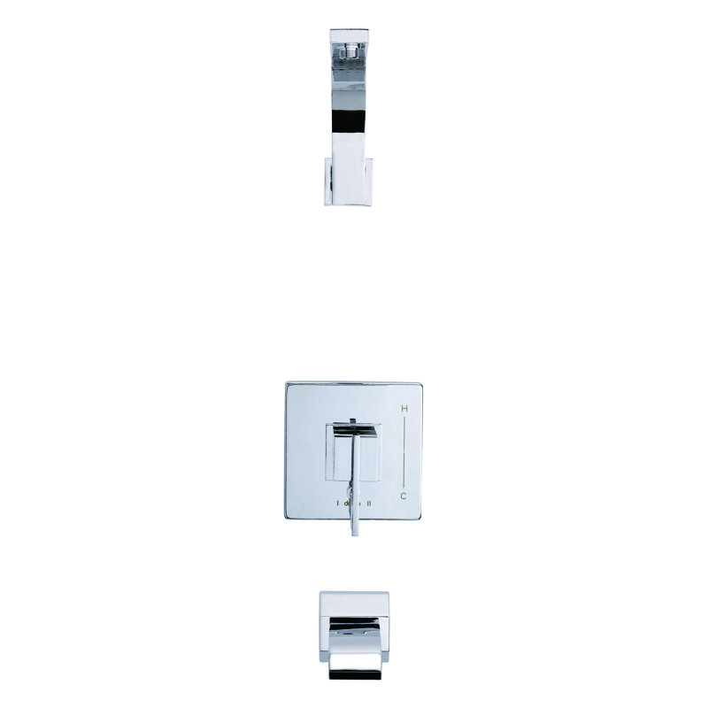Sirius Pressure Balanced Tub and Shower Faucet, Chrome